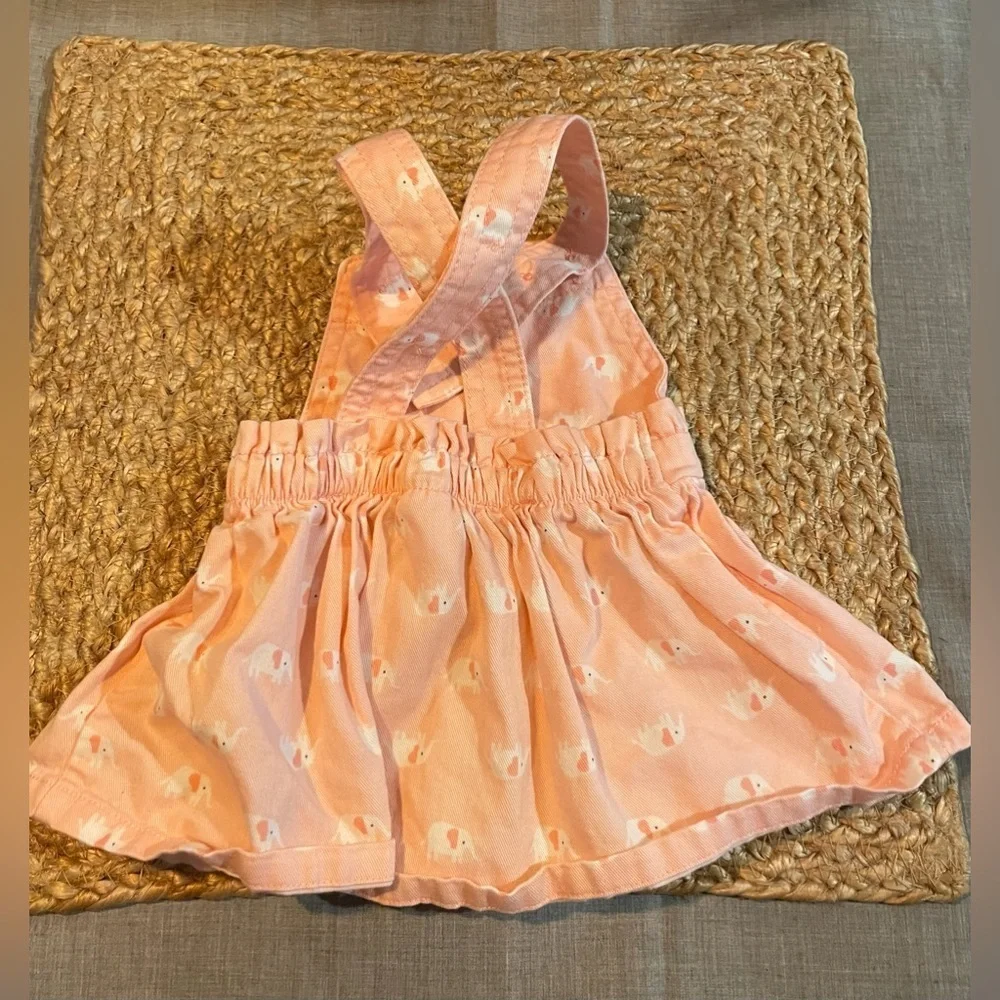 Carter’s Infant Jumper - Pink and White with Elephants